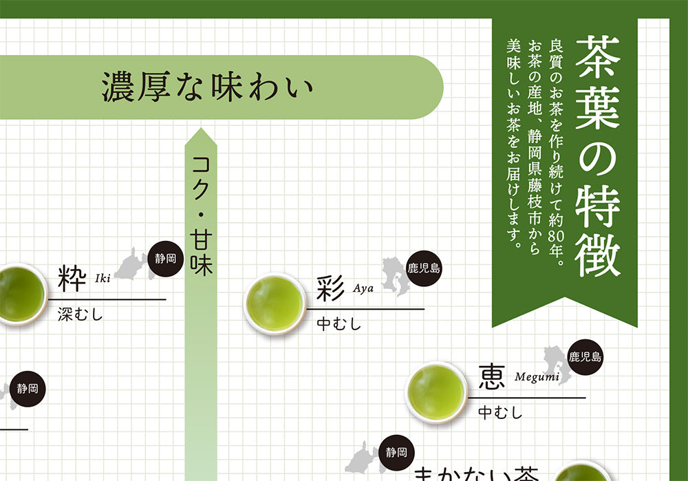 緑茶・茶葉の選び方｜味や香りの違いから、自分に合う一杯を見つける方法
