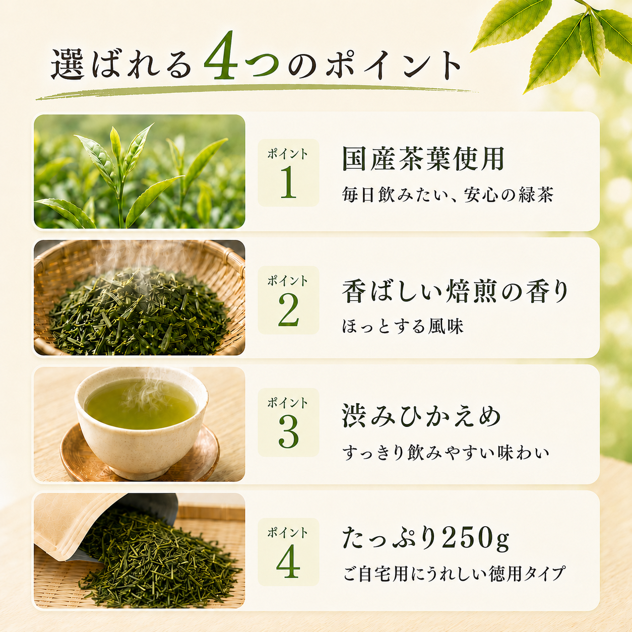 徳用 自家出し緑茶