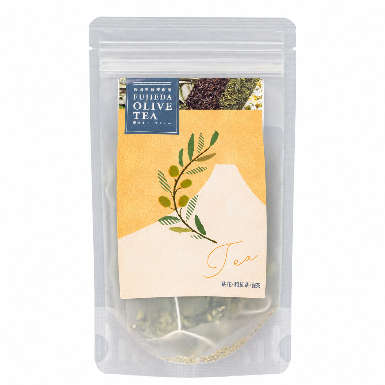 オリーブ＆和紅茶・緑茶・茶花
